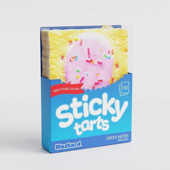 Mustard Pop Tarts Sticky Not Kağıdı ürün görseli 1