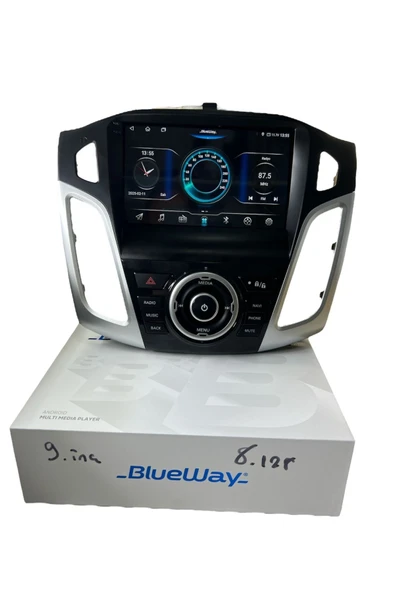 Ford Focus 3-3.5 GRİ BLUEWAY 8-128 TAM PROFESYONEL OEM MULTİMEDİA ürün görseli 1