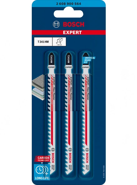 EXP Dekupaj Bıçağı - T 341 HM 3 lü ürün görseli 1