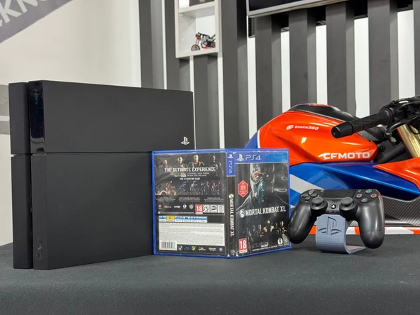 PlayStation 4 Fat 500GB Tek Kol + Mortal Kombat XL Oyun CD’si (İKİNCİ EL) - Resim 4