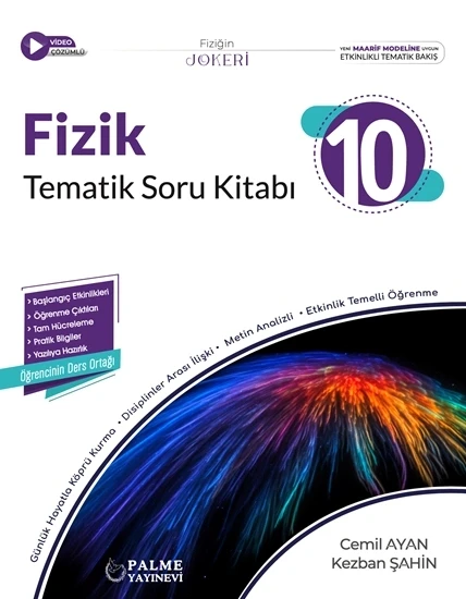 Palme Yayıncılık 10. Sınıf Joker Fizik  Soru Kitabı ürün görseli 1