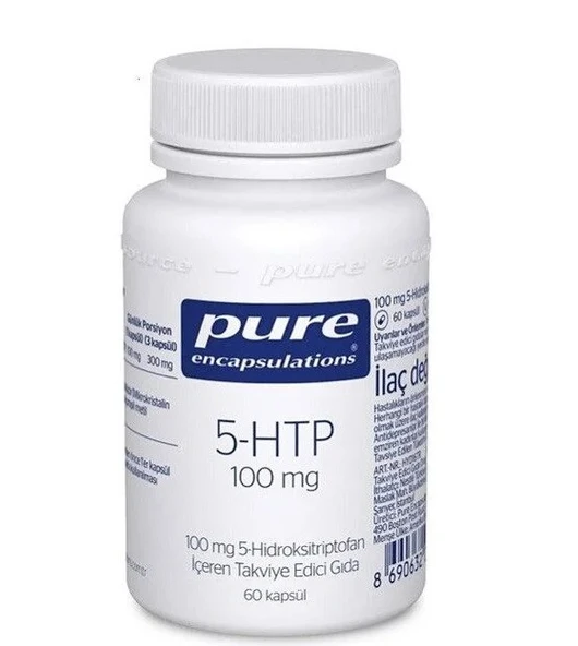 Pure Encapsulations 5 HTP 100 mg 60 Kapsül ürün görseli 1
