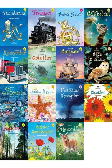 Popüler Bilim Ilk Okuma Kitapları 15 Li Set 1.ınıfve Okul Öncesi Set 2 ürün görseli 1