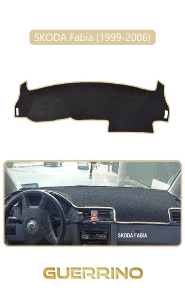 SKODA Fabia (1999-2006)TORPİDO KORUMA HALISI BEJ KENAR ürün görseli 1