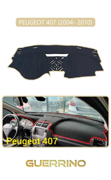 PEUGEOT 407 (2004- 2010)TORPİDO KORUMA HALISI BEJ KENAR ürün görseli 1