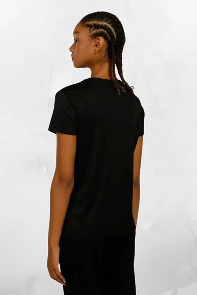LUMBERJACK BAYAN T-SHIRT SIYAH 101503829 - Resim 2