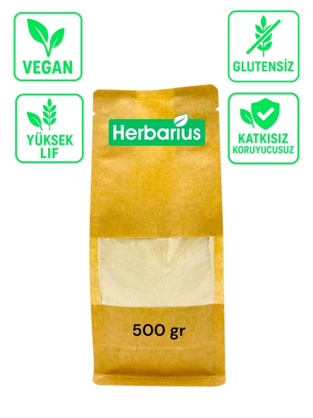 Herbarius Karnıyarık Otu Tozu 500 gr (Psyllium Husk Powder) ürün görseli 1