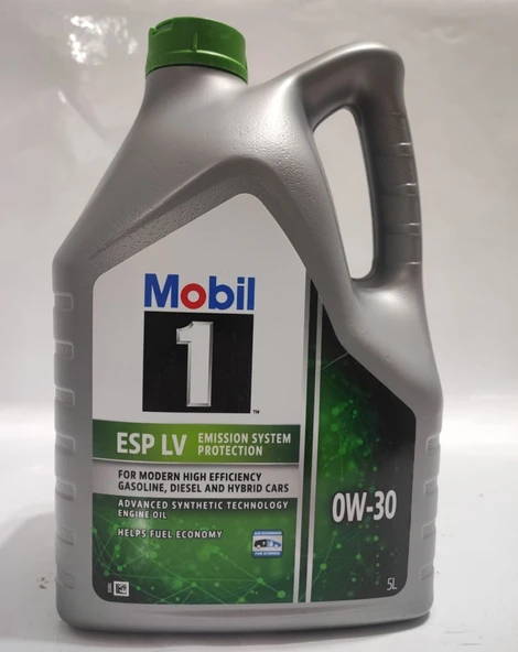 MOBİL 1 ESP LV 0W-30 MOTOR YAĞI 5 Litre ürün görseli 1