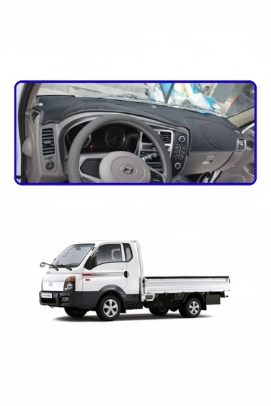 HYUNDAİ H100 2020+TORPİDO KORUMA HALISI MAVİ KENAR ürün görseli 1