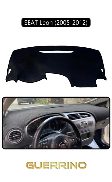 SEAT Leon (2005-2012)TORPİDO KORUMA HALISI SİYAH KENAR ürün görseli 1
