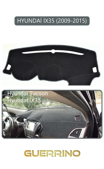 HYUNDAİ İX35 2009-2015TORPİDO KORUMA HALISI GRİ KENAR ürün görseli 1