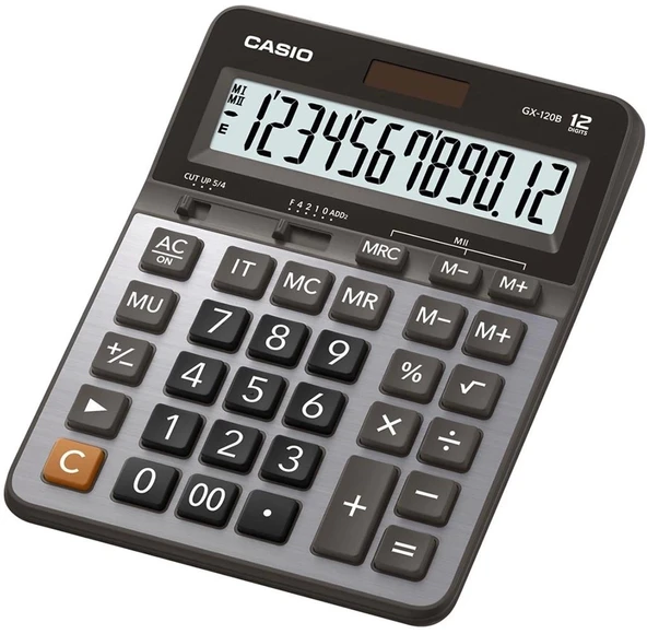 Casio GX-120B 12 Hane Masa Üstü Hesap Makinesi ürün görseli 1
