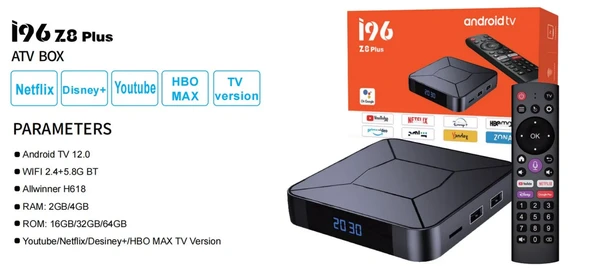 PTTAVM: Castu İ96 Z8 Plus 4K Android TV 2GB Ram-16GB Hafıza /Wifi