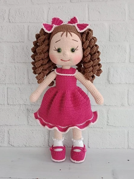 Öykü Bebek Amigurumi Organik Oyuncak ürün görseli 1