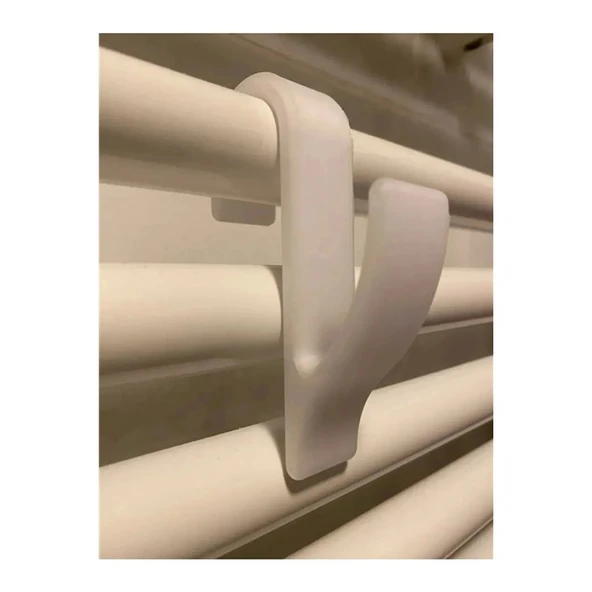 Beyaz Havlupan Askısı 4 Adet Havlu Askılık ürün görseli 1