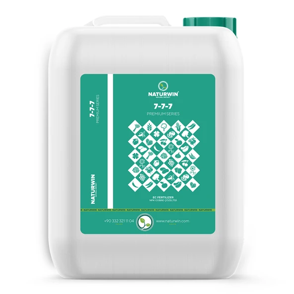 NATURWİN 7-7-7 SIVI NPK AZOT FOSFOR POTASYUM DENGELİ SIVI GÜBRE 20 LT ürün görseli 1