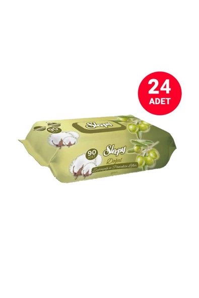 Sleepy Islak Havlu Zeytınyağlı 90x24 (2160 yaprak) ürün görseli 1