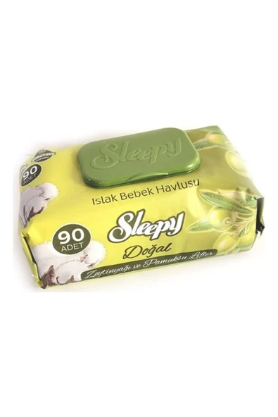 Sleepy Zeytinyağlı Islak Havlu 90'lı X 3 Paket - 270 Yaprak ürün görseli 1