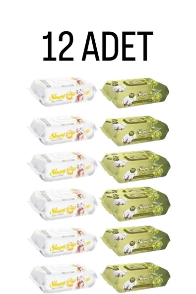 Sleepy Sensitive x6 & Zeytinyağlı x6 (12x90) 1080 yaprak ürün görseli 1