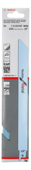 Panter Bıçağı S 1122 AF Flexible For Metal 5'Li ürün görseli 1