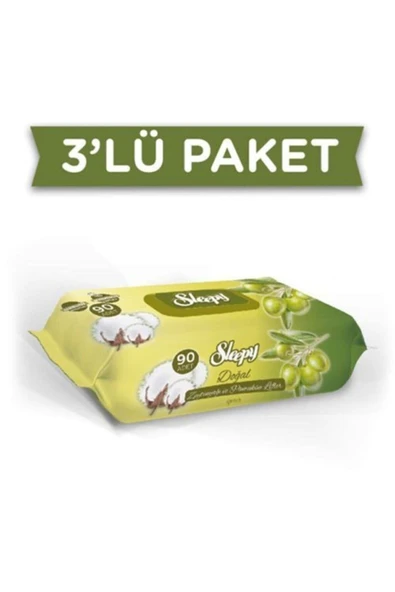 Sleepy Zeytinyağlı Islak Havlu 3'lü Paket ürün görseli 1