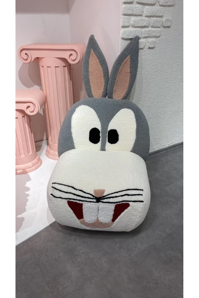 Mobilya Stant Most Bugs Bunny Karakter Berjer 1. Sınıf Teddy Kumaş Gürgen Ağaç (Evinize Teslim) ürün görseli 1