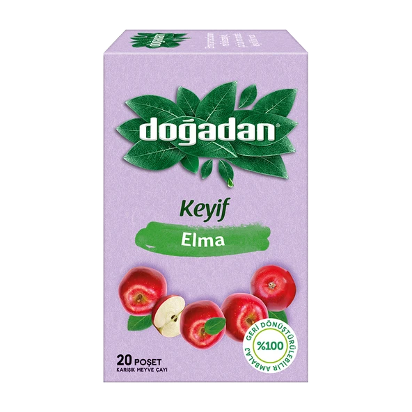 DOĞADAN BİTKİ ÇAYI  KEYİF ELMA 20Lİ 39GR ürün görseli 1