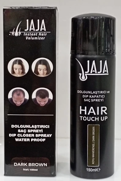 Jaja Dolgunlaştırıcı ve Dip Kapatıcı Topik SpreyiKoyu Kahve 150 ml ürün görseli 1