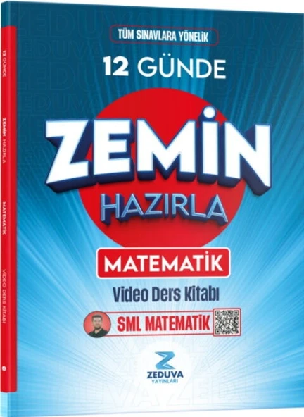 Zeduva Yayınları SML Matematik 12 Günde Zemin Hazırla Matematik Video Ders Kitabı ürün görseli 1
