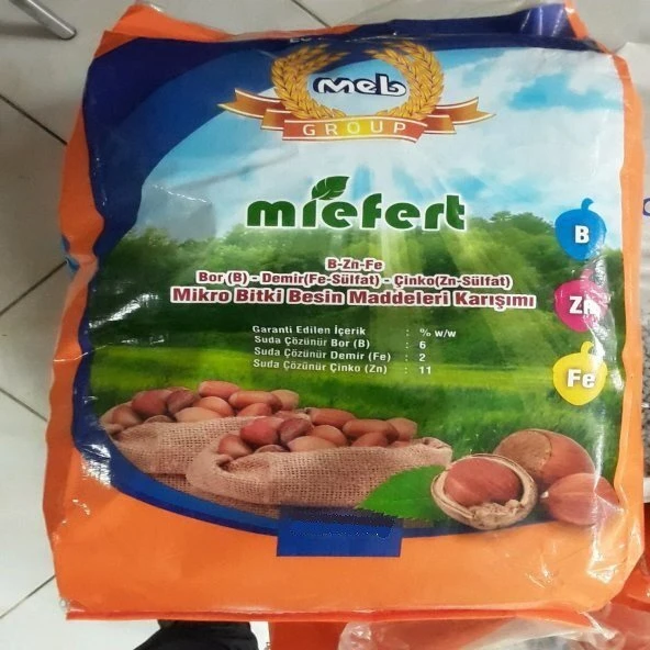 1 kg Miefert Bzn Fe Mikro Bitki Besin Maddeleri Karışımı Gübre ürün görseli 1