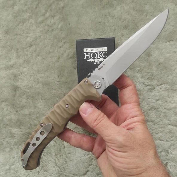 Hokc Phantom Dev Tactical Çakı Çöl Rengi - Resim 4