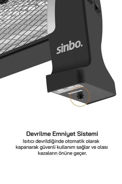 Sinbo Quartz Isıtıcı 3399 - Resim 6
