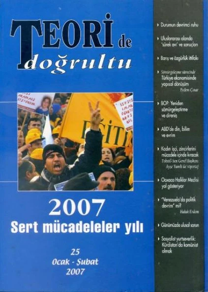 Teoride Doğrultu 25 Ocak Şubat 2007 ürün görseli 1