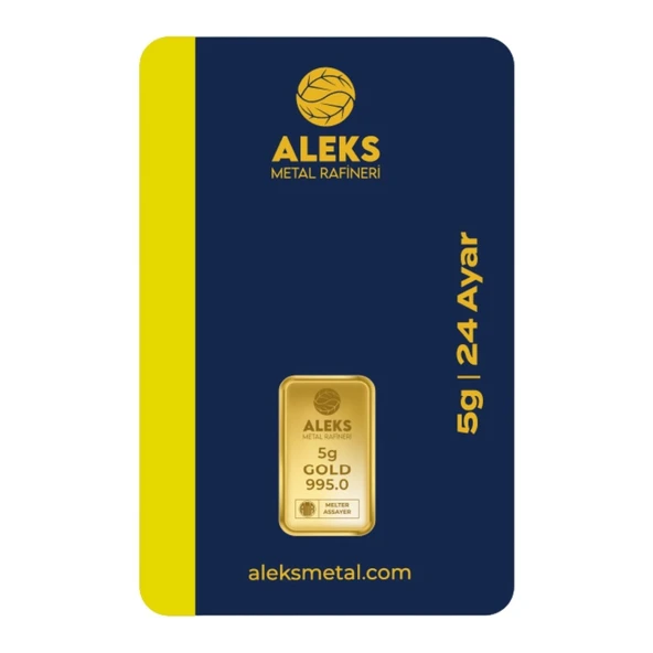 AgaKulche 5 gr 995 24 Ayar AMR Külçe Altın ürün görseli 1