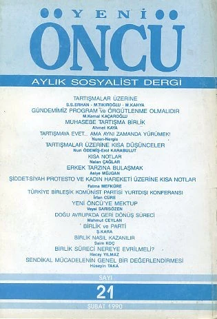 Yeni Öncü 21 Şubat 1990 ürün görseli 1