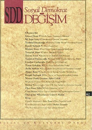 Sosyal Demokrat Değişim 2 Mayıs Haziran 1996 ürün görseli 1