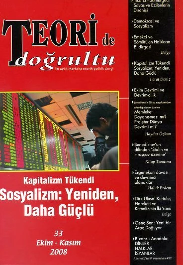 Teoride Doğrultu 33 Ekim Kasım 2008 ürün görseli 1