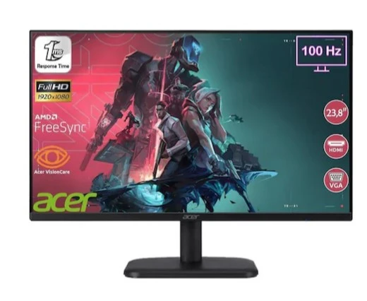 Acer EK241YE UM.QE1EE.E03 23.8" 1 ms Full HD IPS 100 Hz Monitör ürün görseli 1