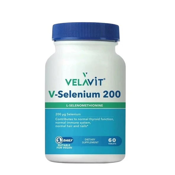 Velavit V-Selenium 200 MCG 60 Tablet ürün görseli 1