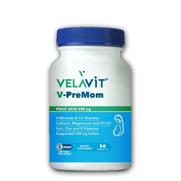 Velavit V-PreMoM 30 Tablet ürün görseli 1