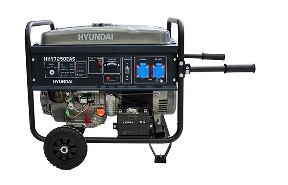 Hyundai HHY7250EAS 6500W Benzinli Marşlı Jeneratör Otomatik Voltaj Ayarlı, Sessiz Çalışma ürün görseli 1