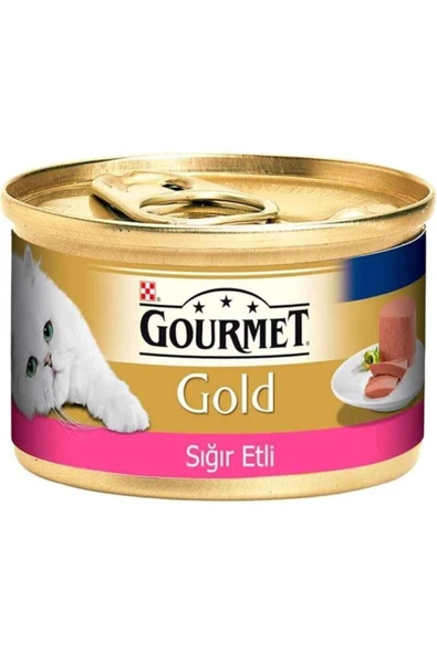 Gourmet Gourmet Gold Kıyılmış Sığır Etli Kedi Konservesi 85gr. X 24 Adet 04.2026 ürün görseli 1