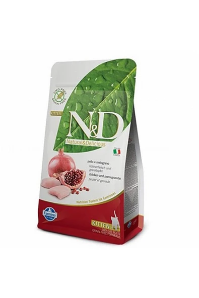 N&D Prime Kitten Tavuklu Narlı Tahılsız Yavru Kedi Maması 1,5 Kg ürün görseli 1