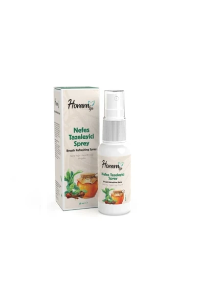 HOMM LİFE BİTKİSEL NEFES TAZELEYİCİ (AĞIZ IÇİ KÖTÜ KOKU GİDERİCİ) SPREY - 25 ML ürün görseli 1