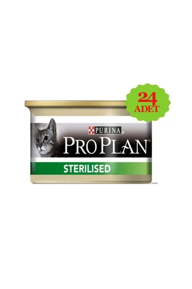 Pro Plan Purina Kısır Kedi Somon Ve Ton Balıklı Konserve 85 gr x 24 Adet ürün görseli 1