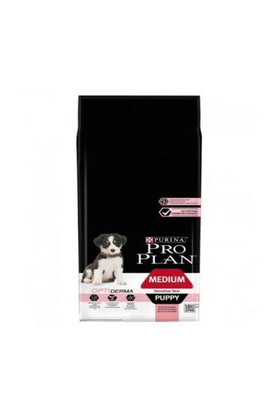 Pro Plan Pupy Medium Somon 12 kg Balıklı Yavru Köpek Maması ürün görseli 1