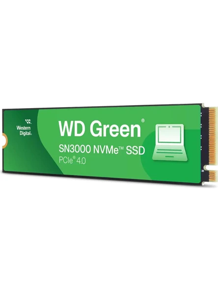 WD Green 2tb SN3000 WDS200T4G0E 5000MB/S Pcıe Gen4 X4 Nvme 2280 M.2 SSD ürün görseli 1