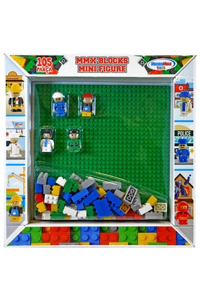 105 Parça Blok Set Kutulu 25x25 ürün görseli 1