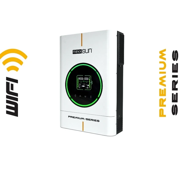 Mexxsun Premium 24V 4kW Tam Sinüs Akıllı İnverter (Wi-Fi/ Dual Output) ürün görseli 1