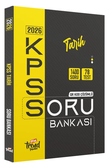 2026 Kpss Tarih Lisans Soru Bankası - Qr Kod Çözümlü ürün görseli 1